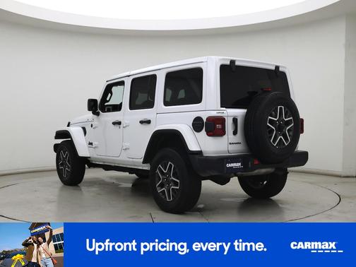 White 2025 Jeep Wrangler Sahara