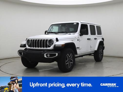 White 2025 Jeep Wrangler Sahara