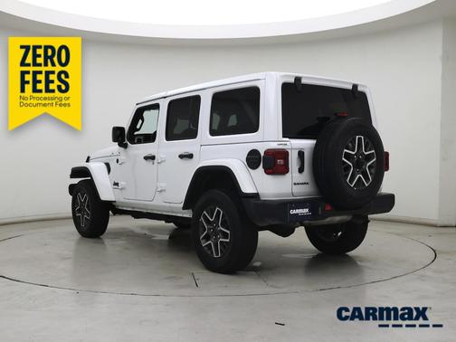 White 2025 Jeep Wrangler Sahara