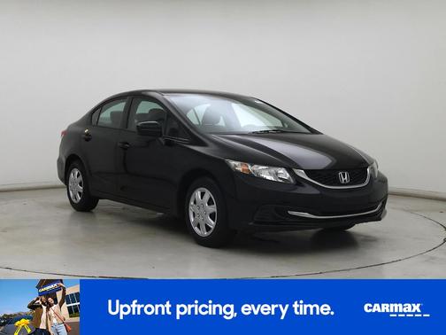 Black 2015 Honda Civic LX