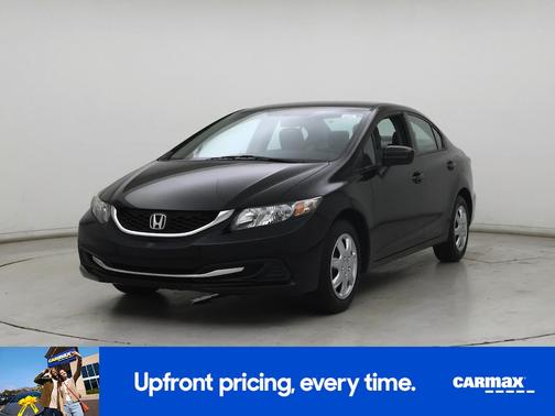 Black 2015 Honda Civic LX