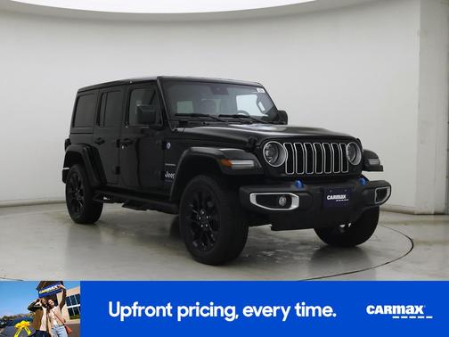 Black 2024 Jeep Wrangler 4xe Sahara
