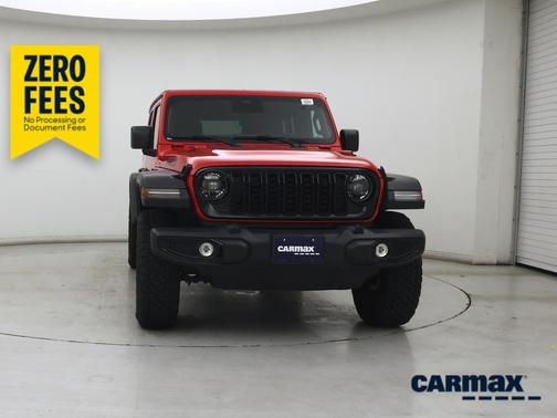 Red 2025 Jeep Wrangler 4xe Willy's