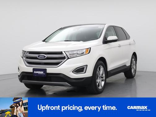 White 2018 Ford Edge Titanium
