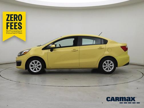 Yellow 2016 Kia Rio LX