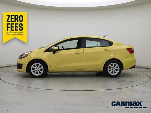 Yellow 2016 Kia Rio LX