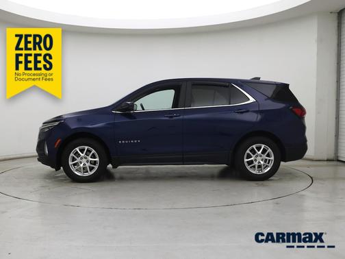 Blue 2022 Chevrolet Equinox LT