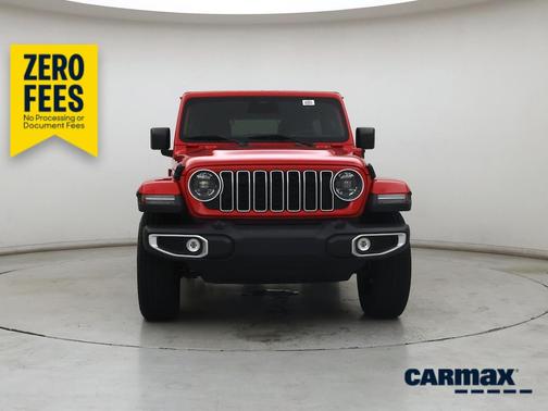 Red 2025 Jeep Wrangler 4xe Sahara