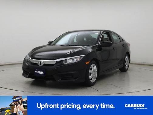 Black 2016 Honda Civic LX