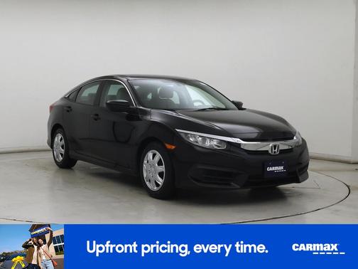Black 2016 Honda Civic LX