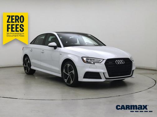 White 2020 Audi A3 Premium S-Line