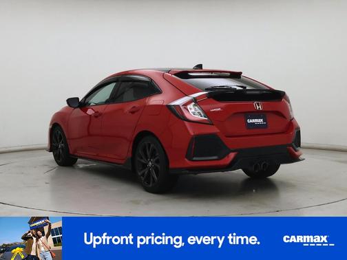 Red 2017 Honda Civic Sport