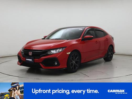 Red 2017 Honda Civic Sport