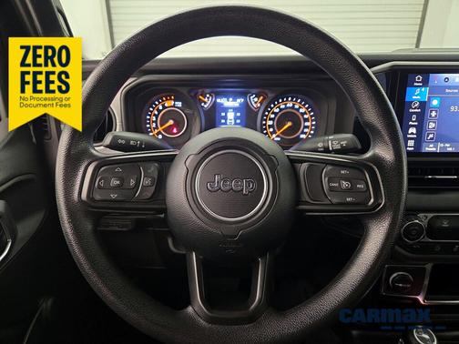 Black 2024 Jeep Wrangler Sport