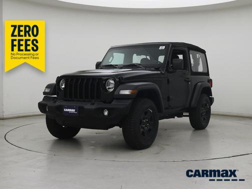 Black 2024 Jeep Wrangler Sport