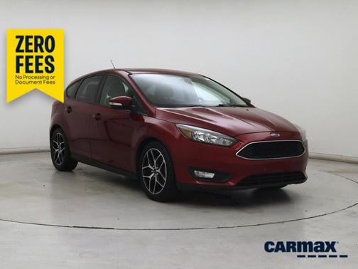 Red 2017 Ford Focus SEL