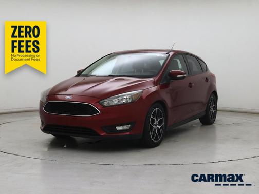 Red 2017 Ford Focus SEL
