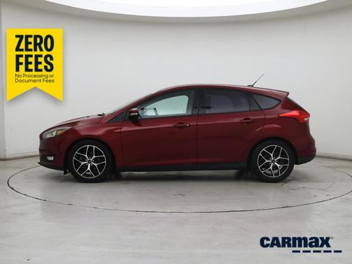 Red 2017 Ford Focus SEL