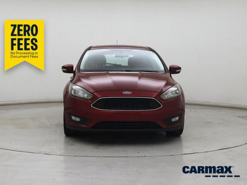 Red 2017 Ford Focus SEL