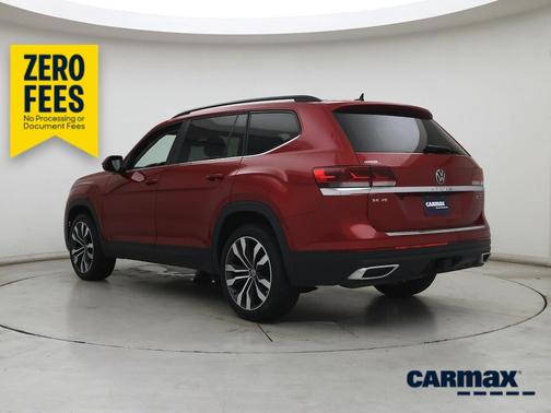 Red 2022 Volkswagen Atlas SE w/Tech