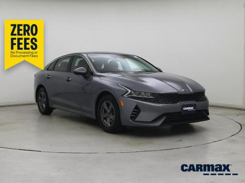 Gray 2021 Kia K5 LXS