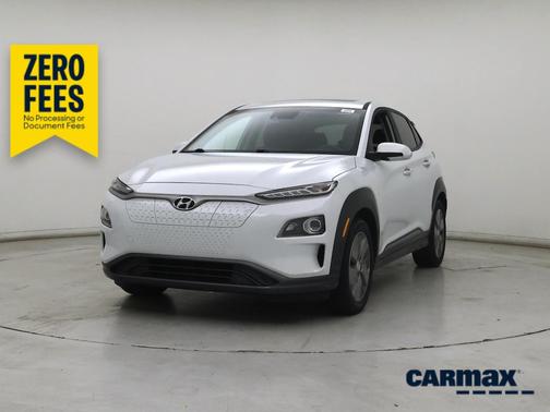 White 2021 Hyundai KONA EV Limited