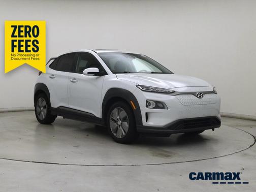 White 2021 Hyundai KONA EV Limited