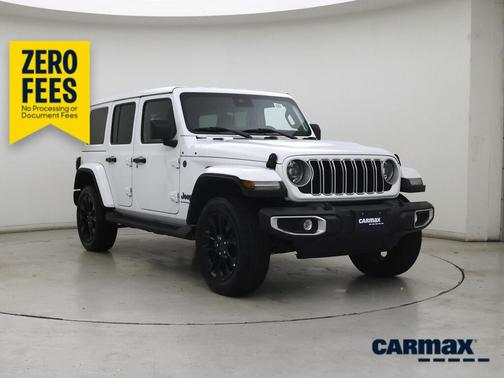 White 2025 Jeep Wrangler 4xe Sahara