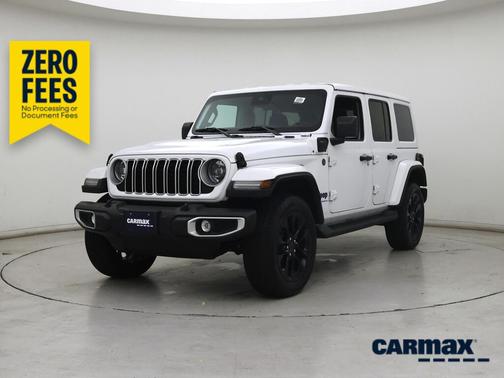 White 2025 Jeep Wrangler 4xe Sahara