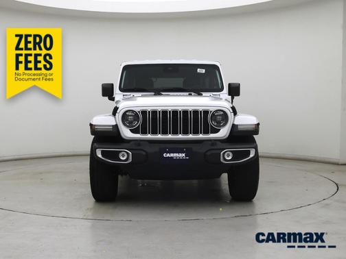 White 2025 Jeep Wrangler 4xe Sahara