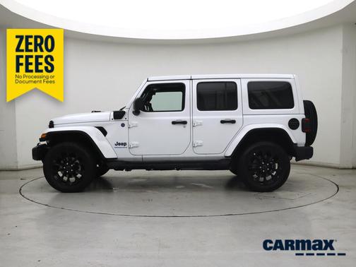 White 2025 Jeep Wrangler 4xe Sahara