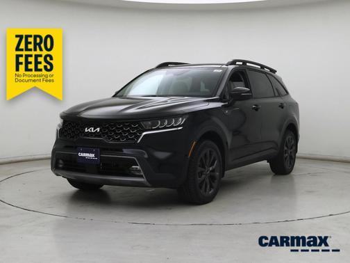 Black 2022 Kia Sorento X-Line EX
