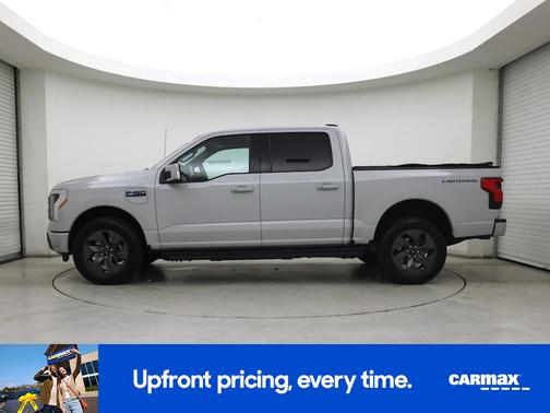 Gray 2024 Ford F-150 Lightning Lariat