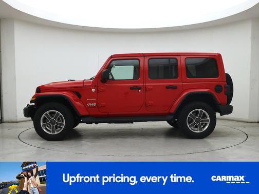 Red 2022 Jeep Wrangler Unlimited Sahara