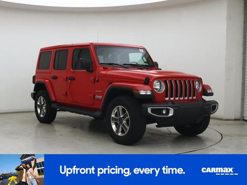 Red 2022 Jeep Wrangler Unlimited Sahara