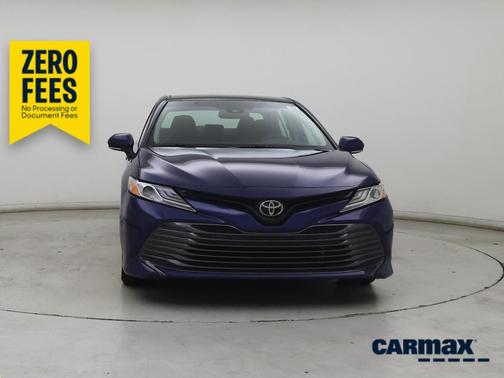 Blue 2018 Toyota Camry XLE