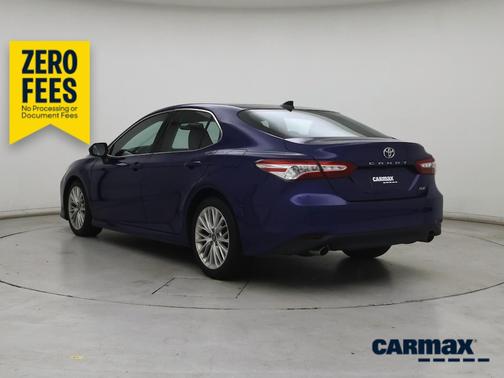 Blue 2018 Toyota Camry XLE