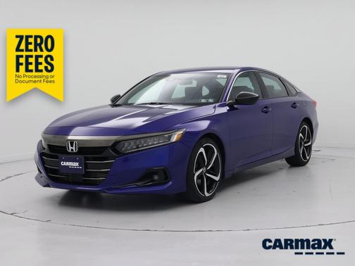 Blue 2021 Honda Accord Sport