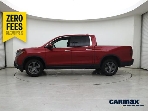 Red 2023 Honda Ridgeline RTL-E