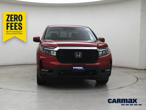 Red 2023 Honda Ridgeline RTL-E