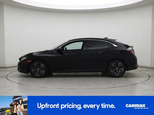 Black 2018 Honda Civic EX