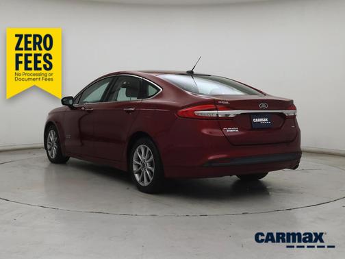 Red 2017 Ford Fusion Energi SE