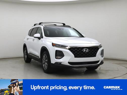 White 2020 Hyundai SANTA FE Limited