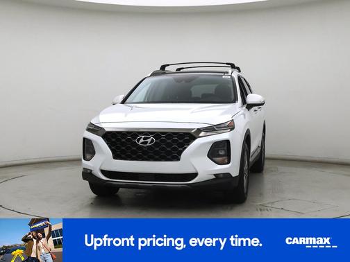 White 2020 Hyundai SANTA FE Limited