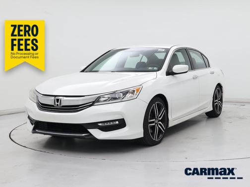 White 2016 Honda Accord Sport
