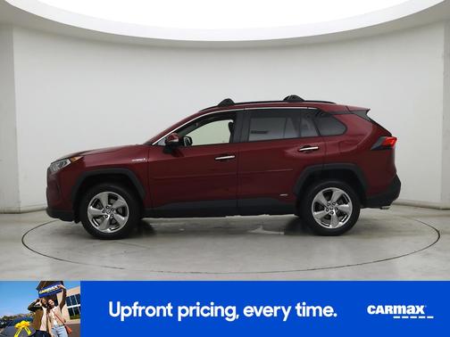 Red 2021 Toyota RAV4 Hybrid Limited