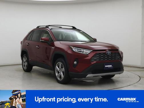 Red 2021 Toyota RAV4 Hybrid Limited