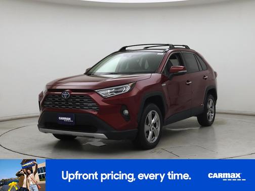 Red 2021 Toyota RAV4 Hybrid Limited