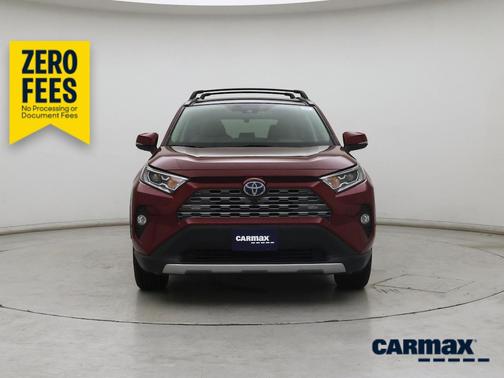 Red 2021 Toyota RAV4 Hybrid Limited