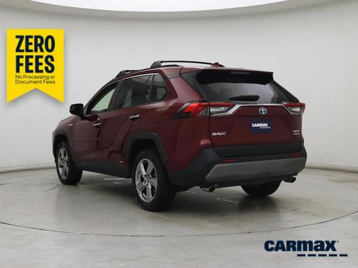 Red 2021 Toyota RAV4 Hybrid Limited